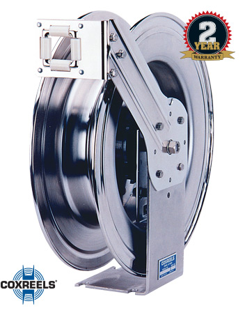 Coxreel stainless steel spring rewind reels